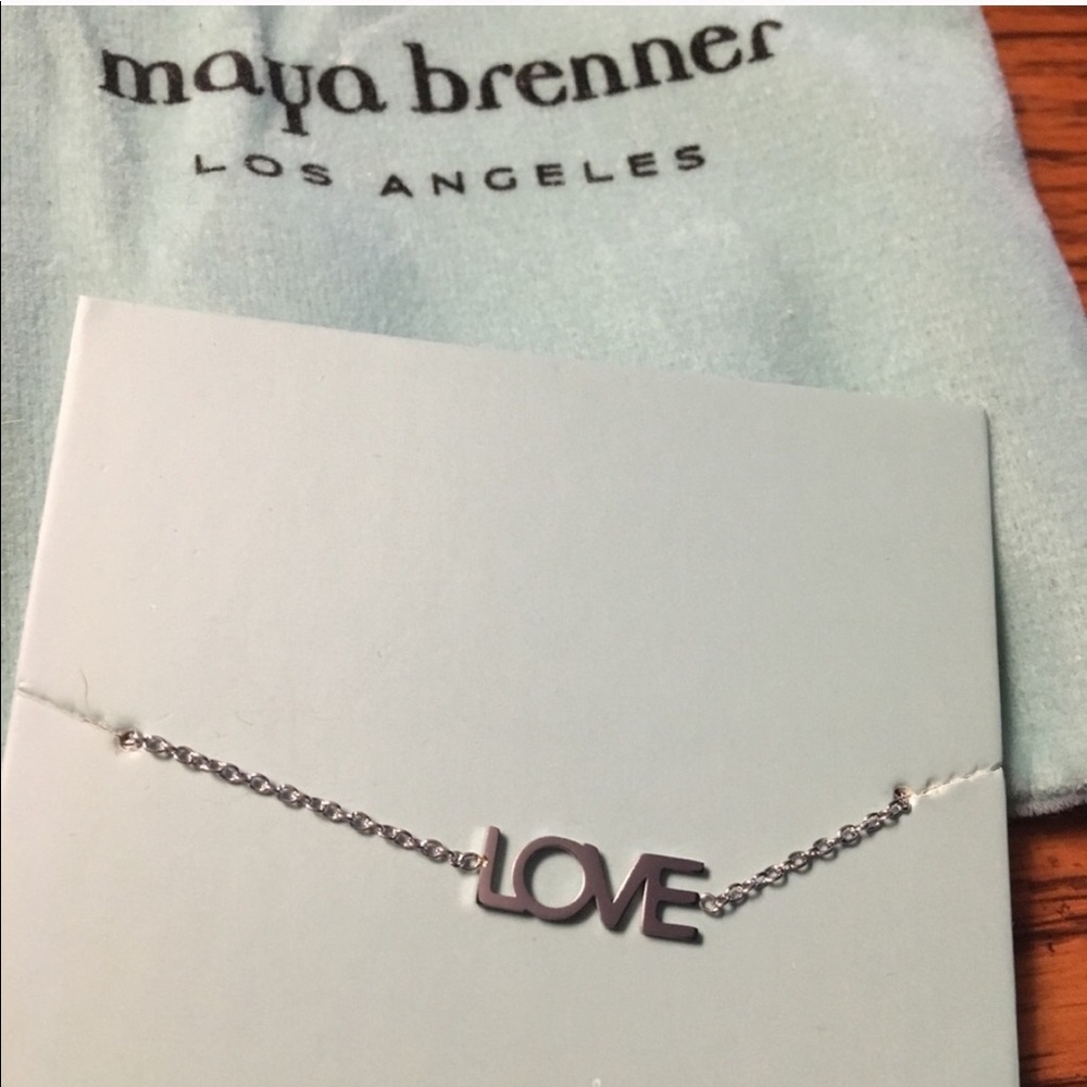 Maya brenner Love necklace